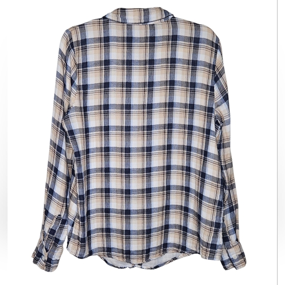 CP Shades Plaid Button Front Shirt, Size S, EUC (Sample) - Picture 2 of 7